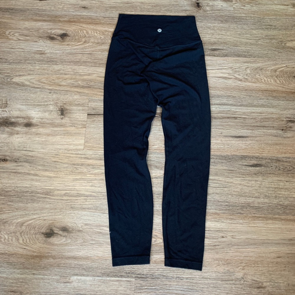 Lululemon Align High-Rise Pant 25 Black Nulu Yoga Leggings Size 4